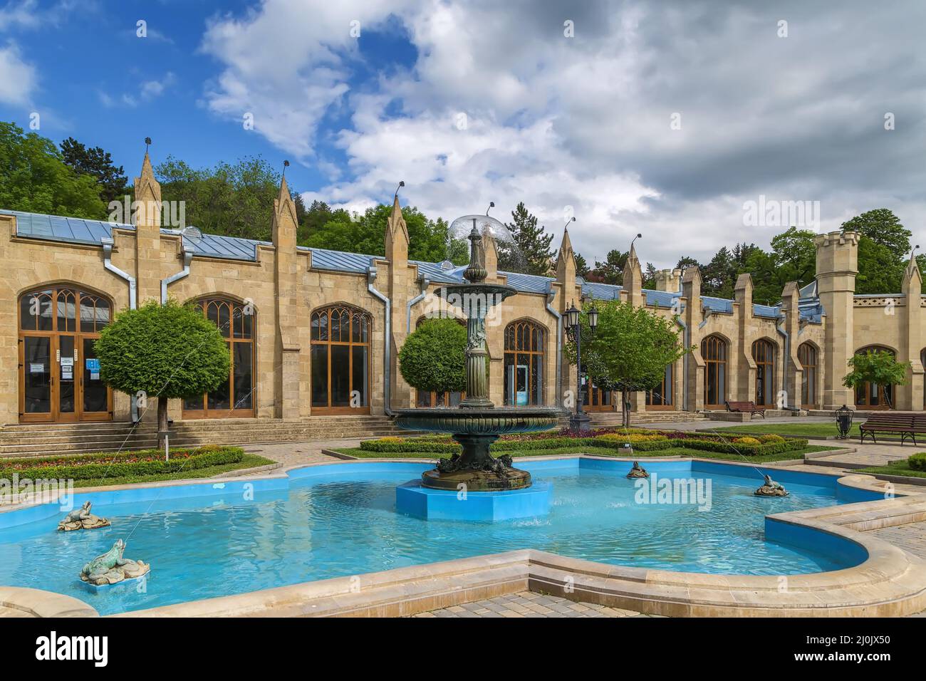 Froschbrunnen, Kislowodsk, Russland Stockfoto