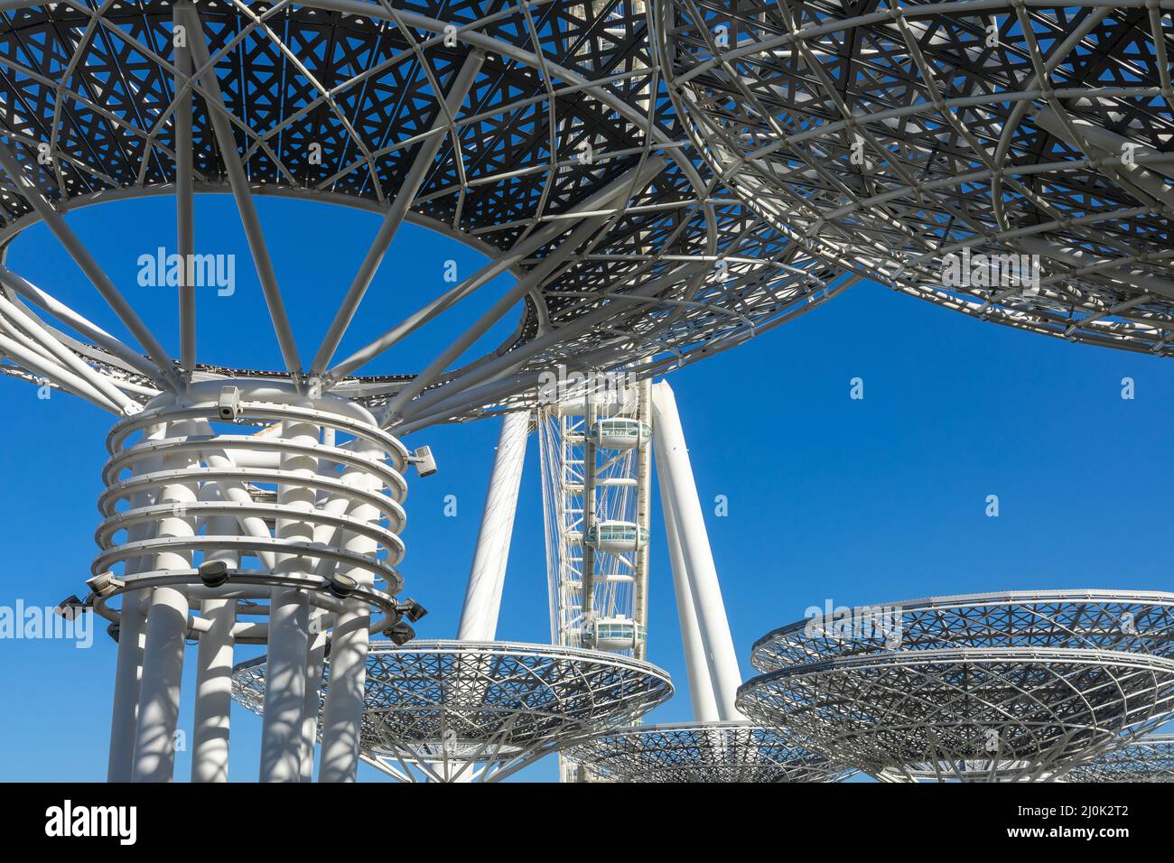 Dubai Eye oder Al Ain, Bluewaters Island. Vereinigte Arabische Emirate. Naher Osten. Stockfoto