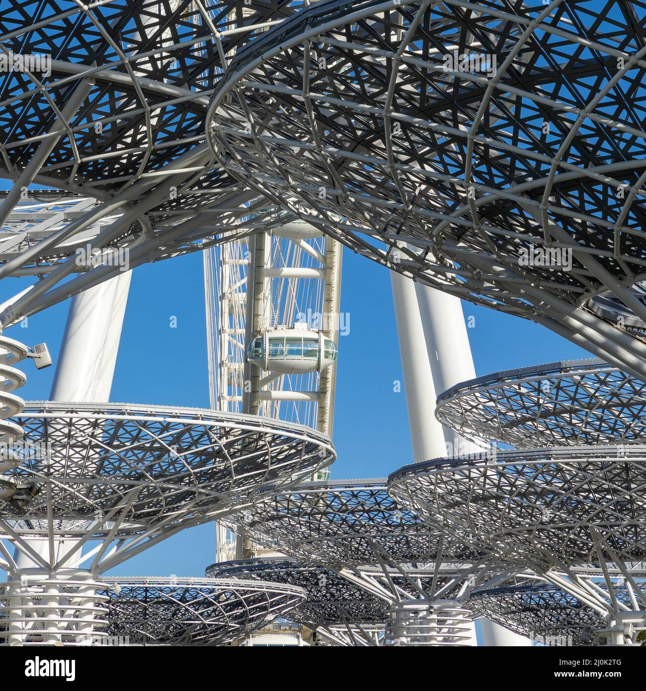 Dubai Eye oder Al Ain, Bluewaters Island. Vereinigte Arabische Emirate. Naher Osten. Stockfoto