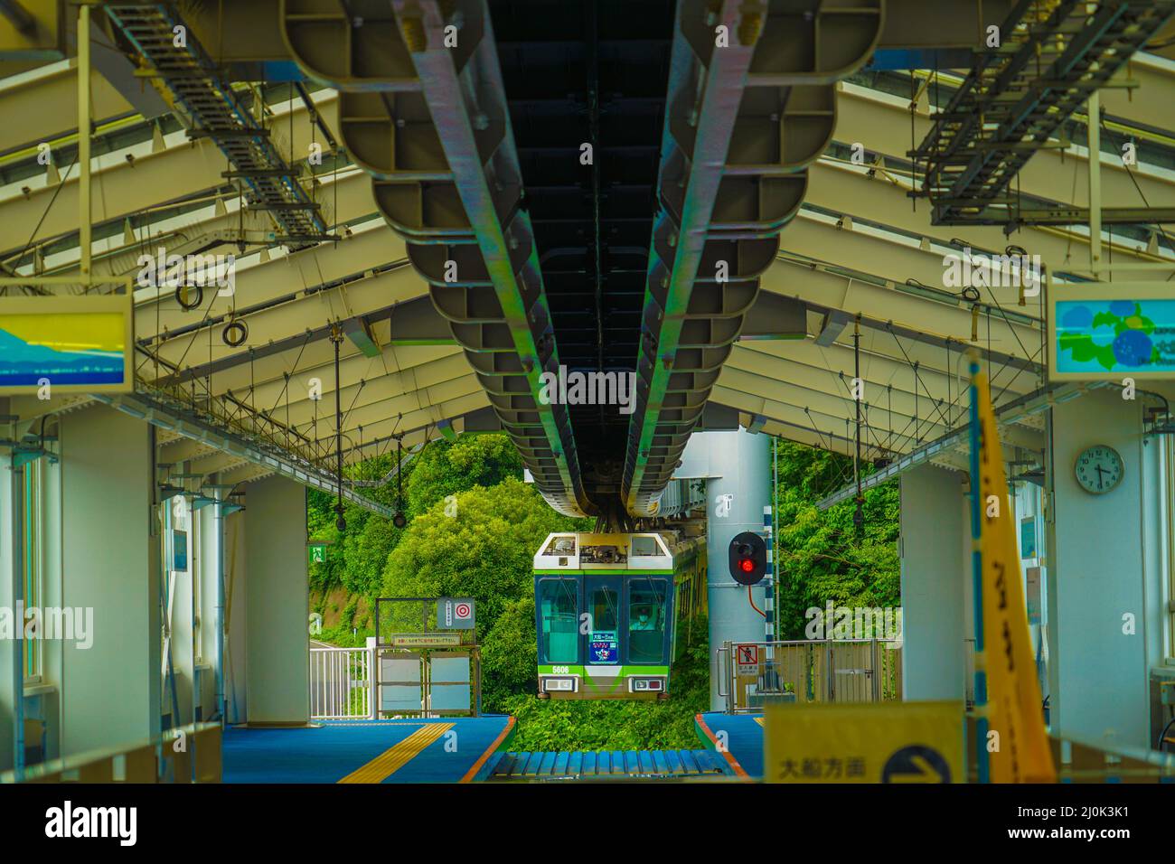 Shonan Monorail (Kamakura, Präfektur Kanagawa) Stockfoto