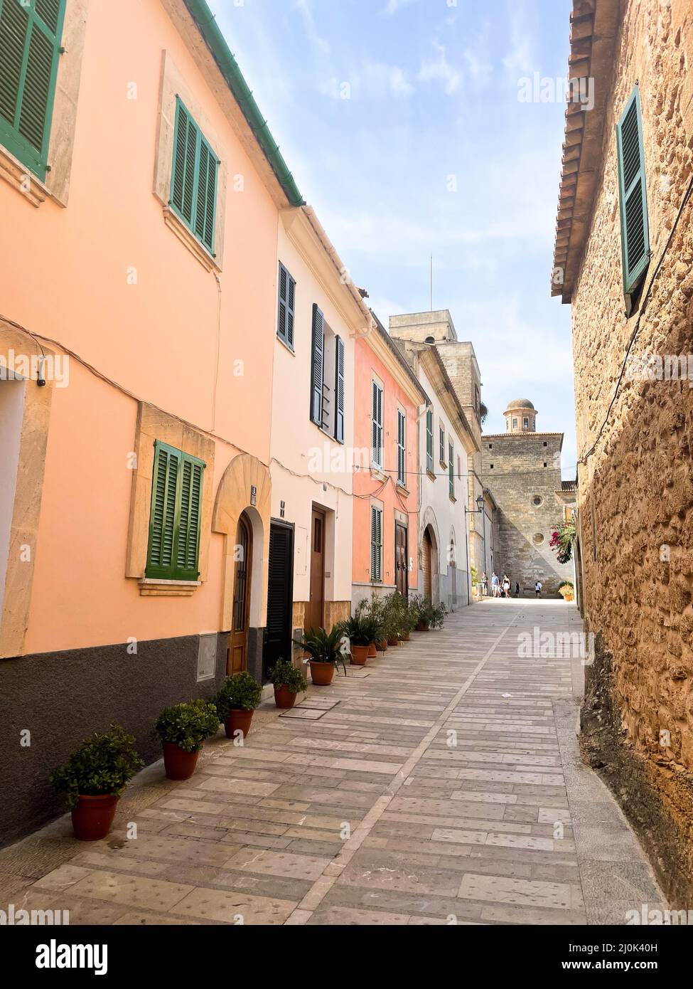 Alcudia Altstadt, Mallorca, Spanien Stockfoto