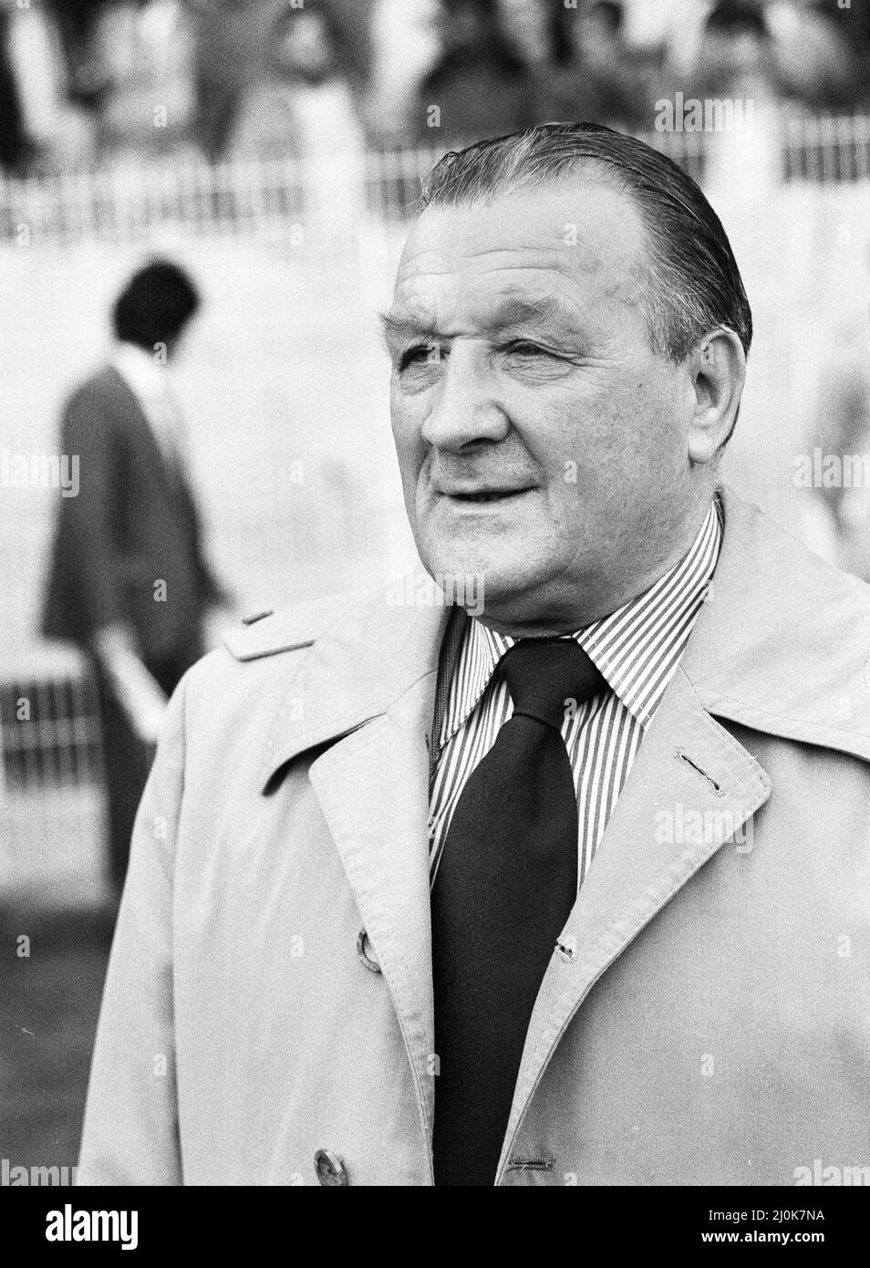 Europäisches Pokalfinale im Parc des Princes in Paris, Frankreich. Liverpool 1 V Real Madrid 0. Bob Paisley, Manager von Liverpool. 27. Mai 1981. Stockfoto