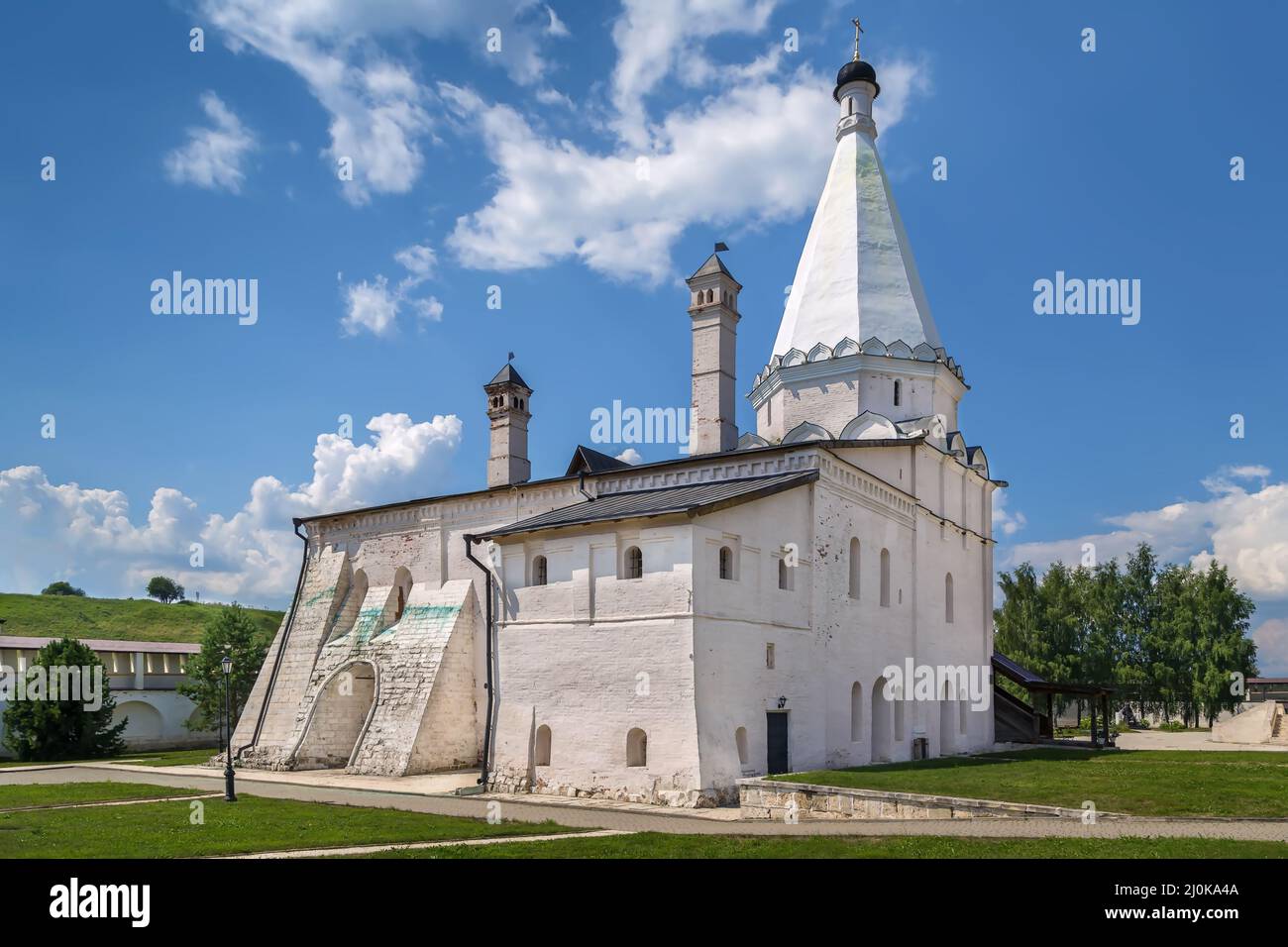 Kloster Der Heiligen Dormition, Staritsa, Russland Stockfoto