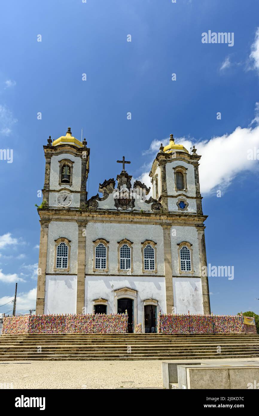 Kirche unseres Herrn von Bonfim in der Stadt Salvador in Bahia. Stockfoto