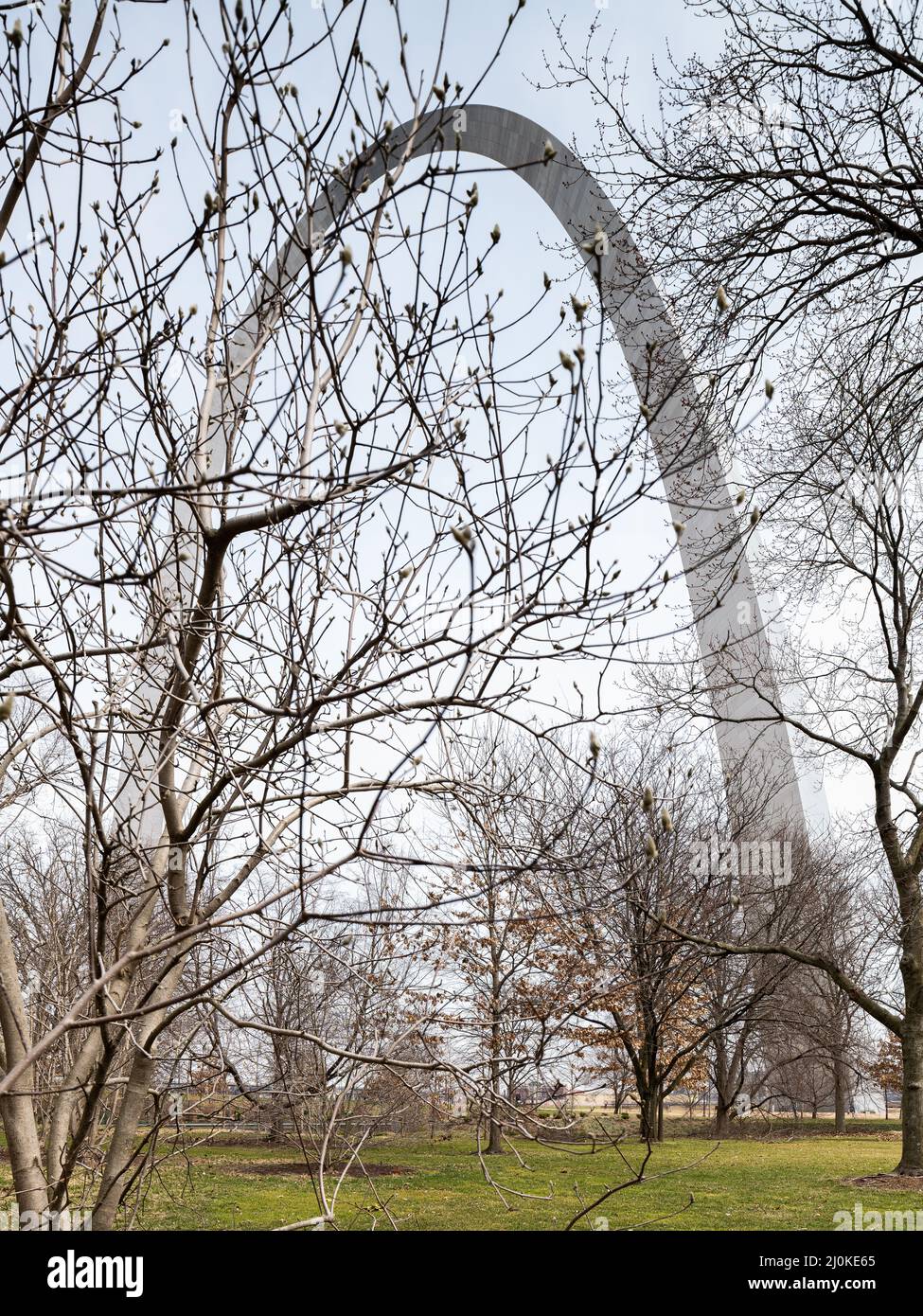 Gateway Arch, entworfen von Eero Saarinen Stockfoto