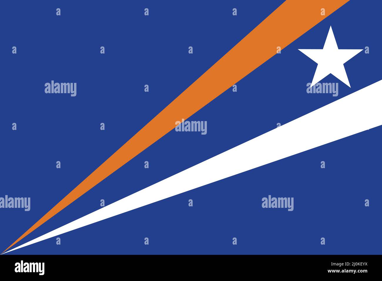 Flagge von EnenKio als Vektor. Stock Vektor