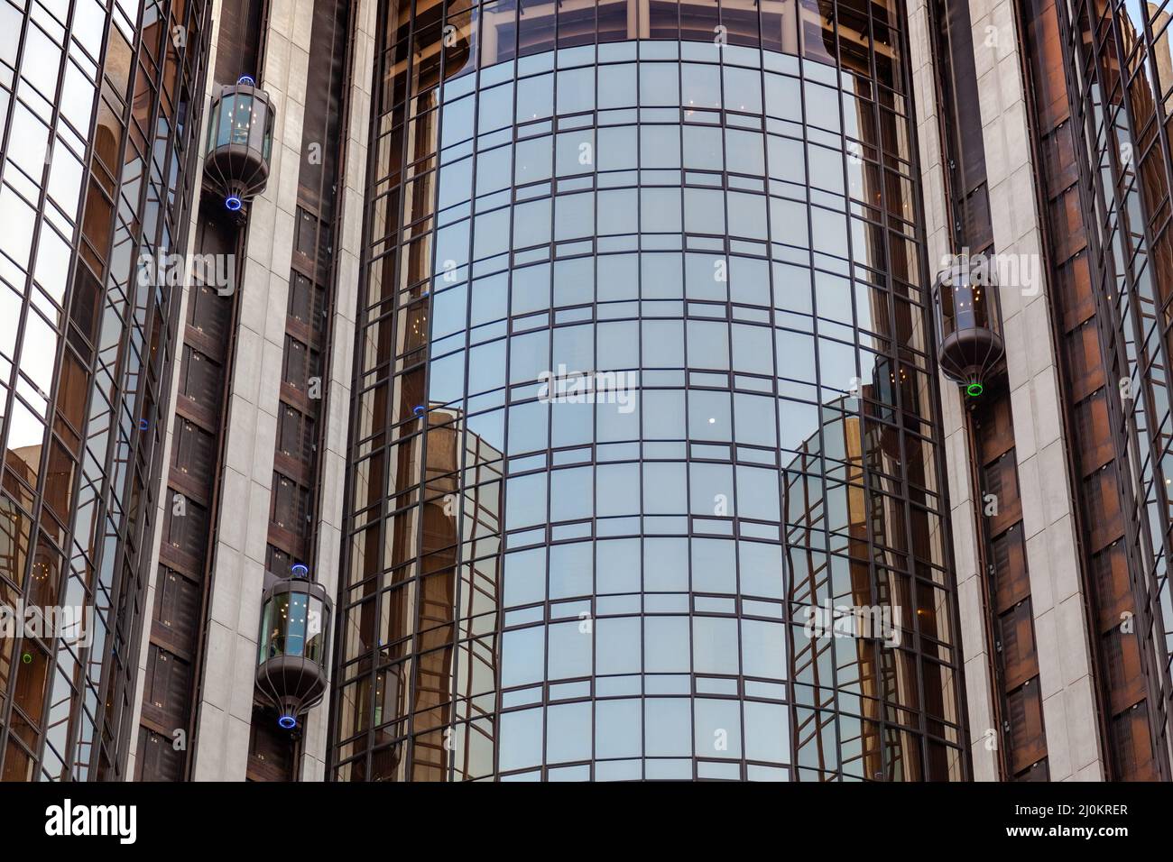 LOS ANGELES, CALIFORNIA, USA - JULI 28 : Außenansicht eines Gebäudes in Los Angeles am 28. Juli 2011 Stockfoto