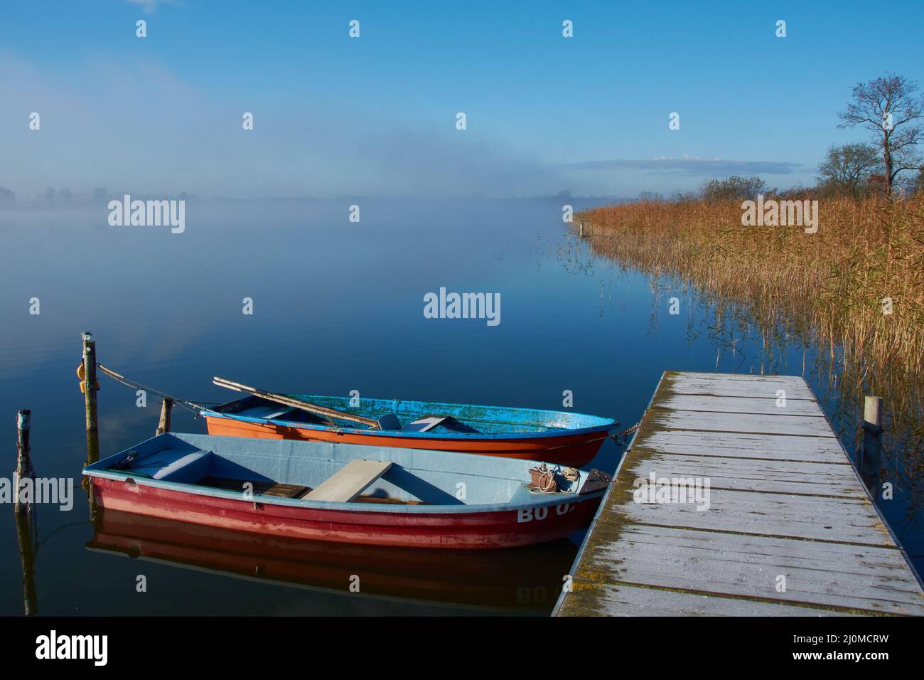 Latziger See in mecklenburg-vorpommern Stockfoto
