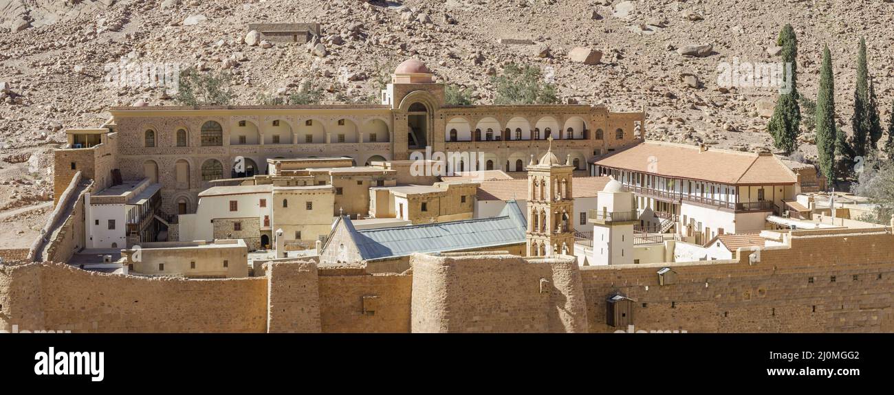 Katharinenkloster. Griechisch-orthodoxes Kloster. Sinai. Ägypten. Stockfoto