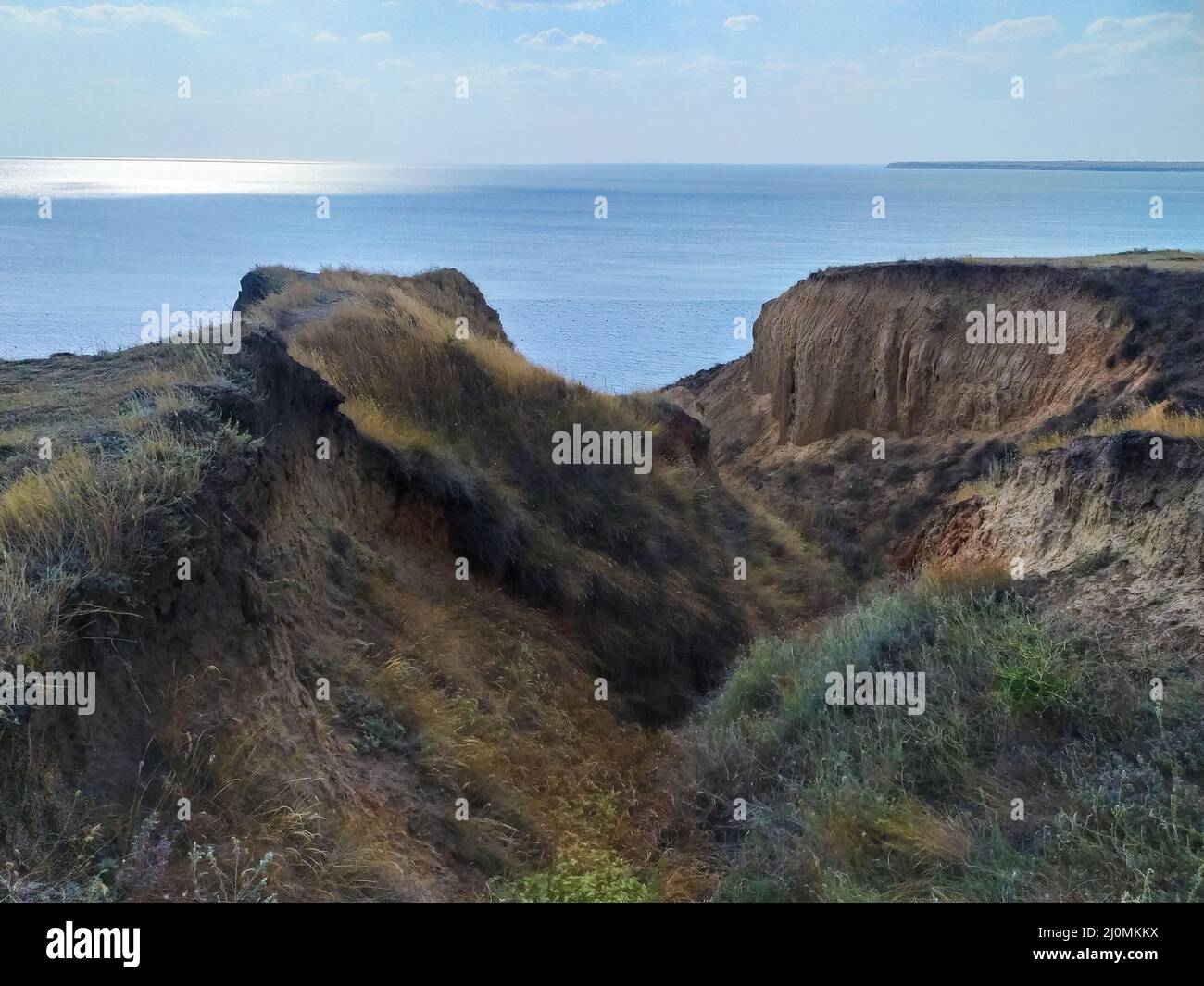 Große Höhlenschlucht in der Region Cherson Stockfoto