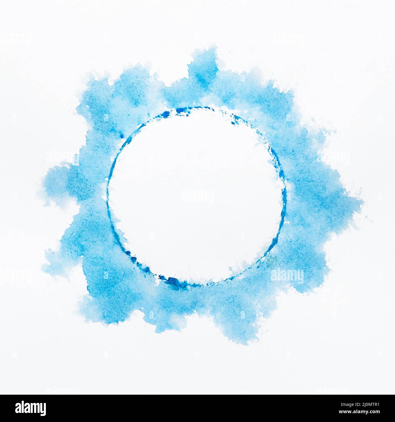 Abstraktes Design blauer Kreis (1) Stockfoto