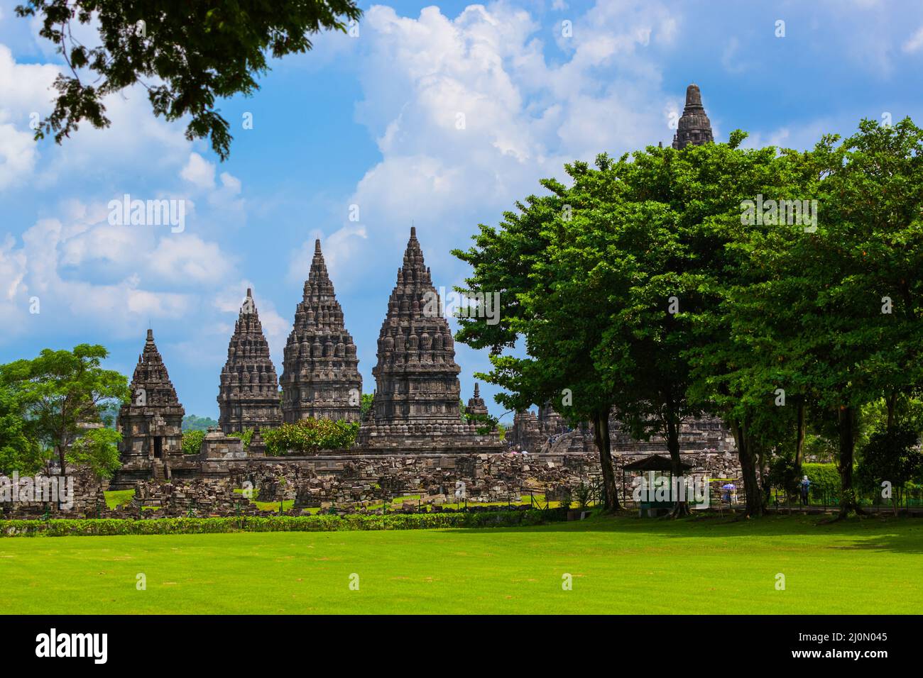 Prambanan Tempel in der Nähe von Yogyakarta auf der Insel Java - Indonesien Stockfoto