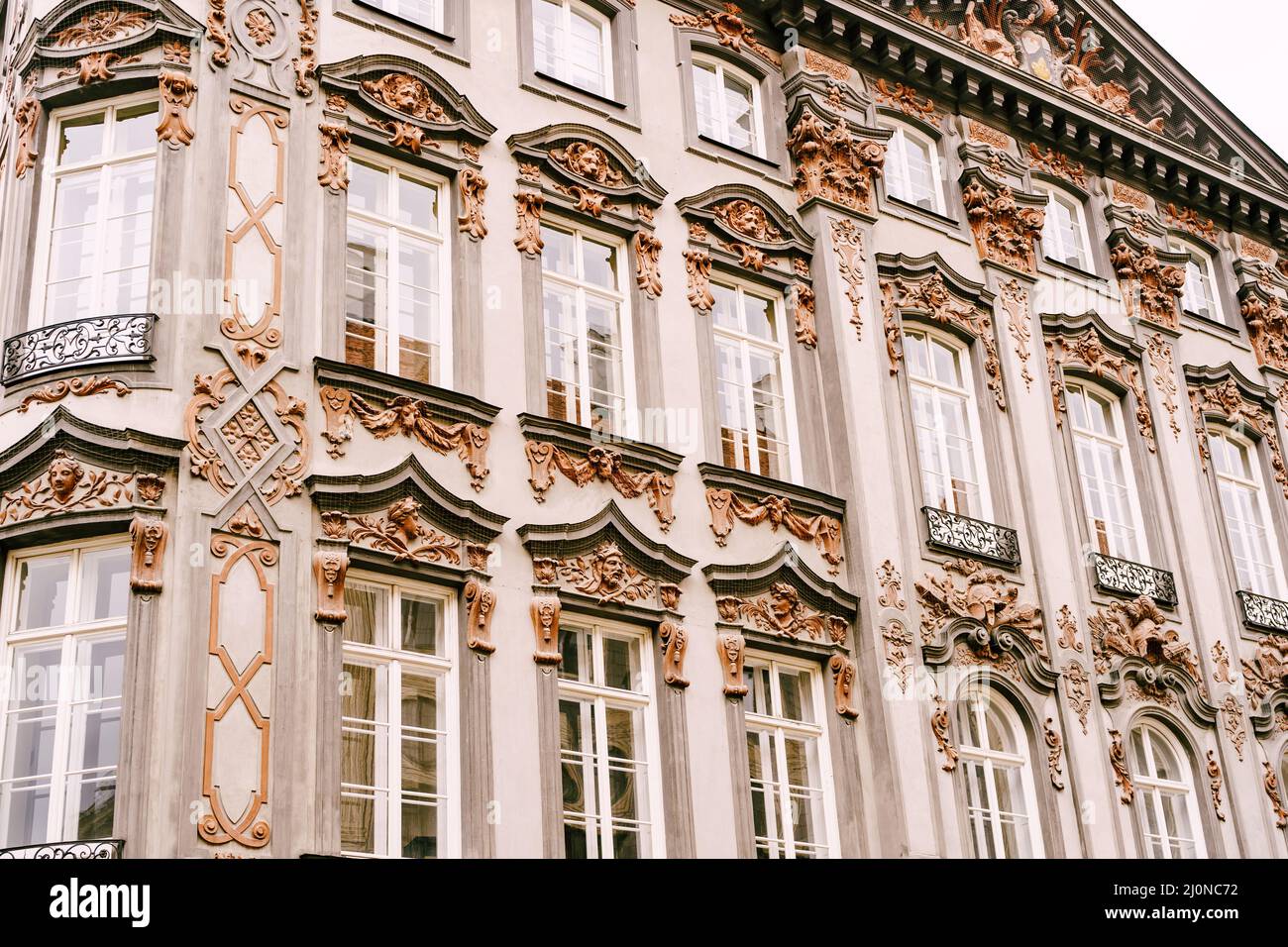 Alte schöne Residenz am Odeonsplatz, München Stockfoto