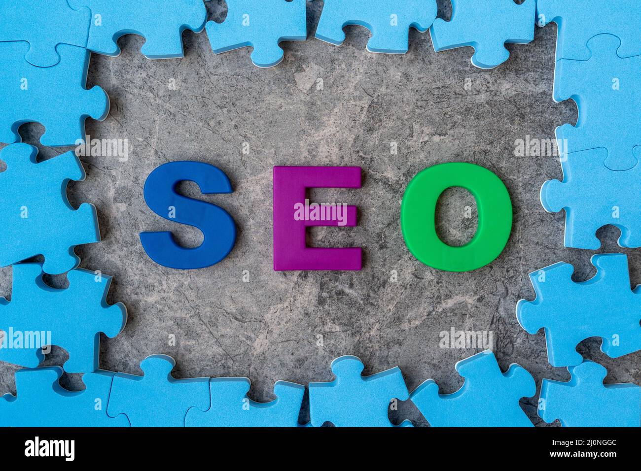 Ranking-Konzept für die Suchmaschinenoptimierung Stockfoto