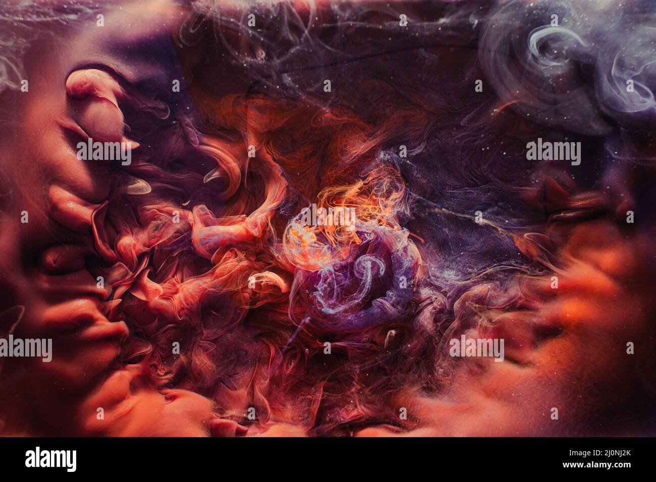 Rauch Wolke Hintergrund Fantasy-Universum Portal Stockfoto