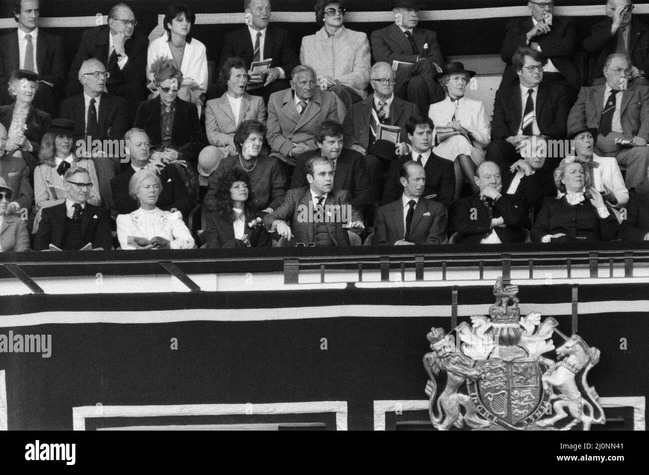 Die Vorsitzende von Watford, Elton John, sah sich das FA Cup Finale