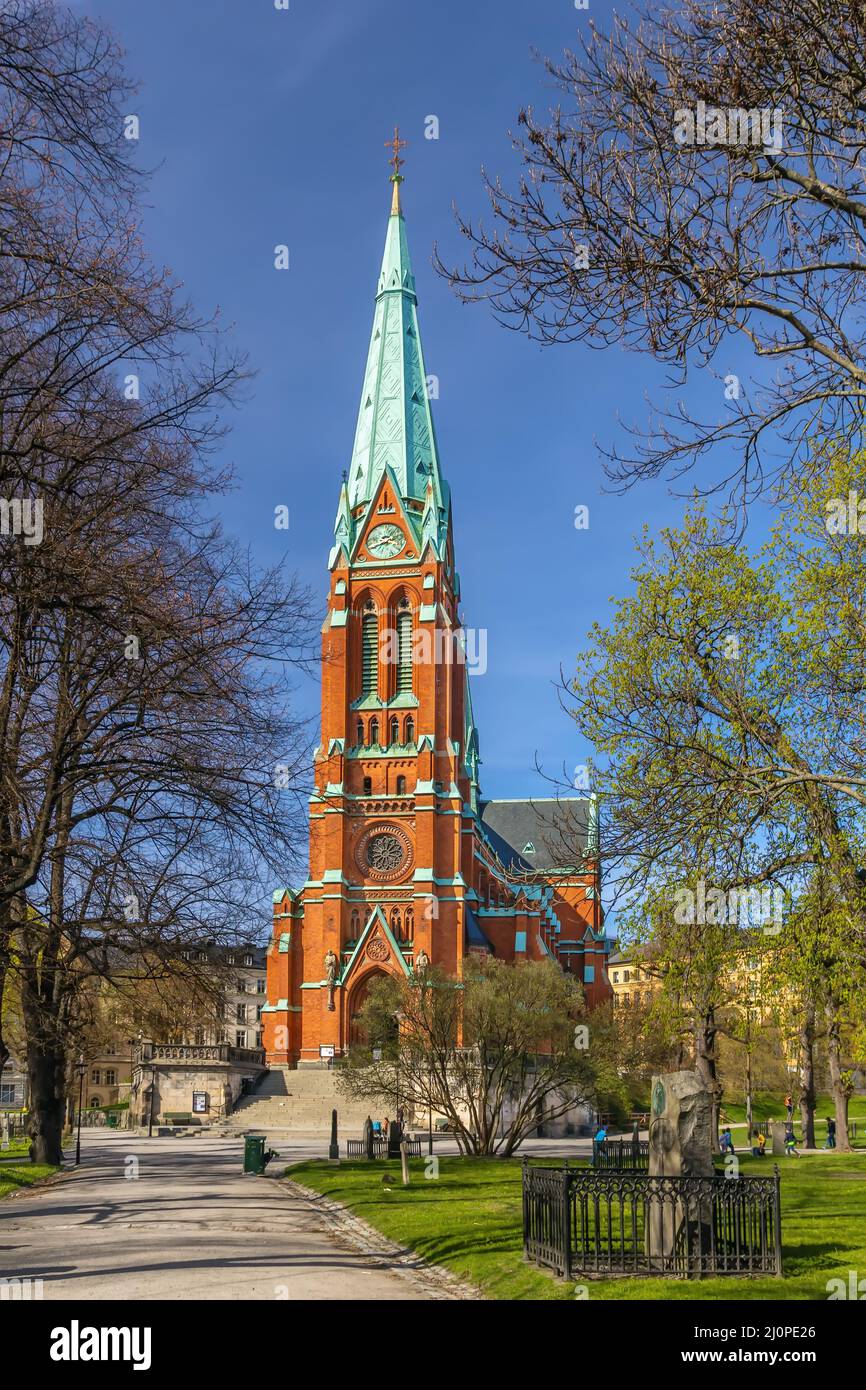 St. Johannes Kirche, Stockholm, Schweden Stockfoto