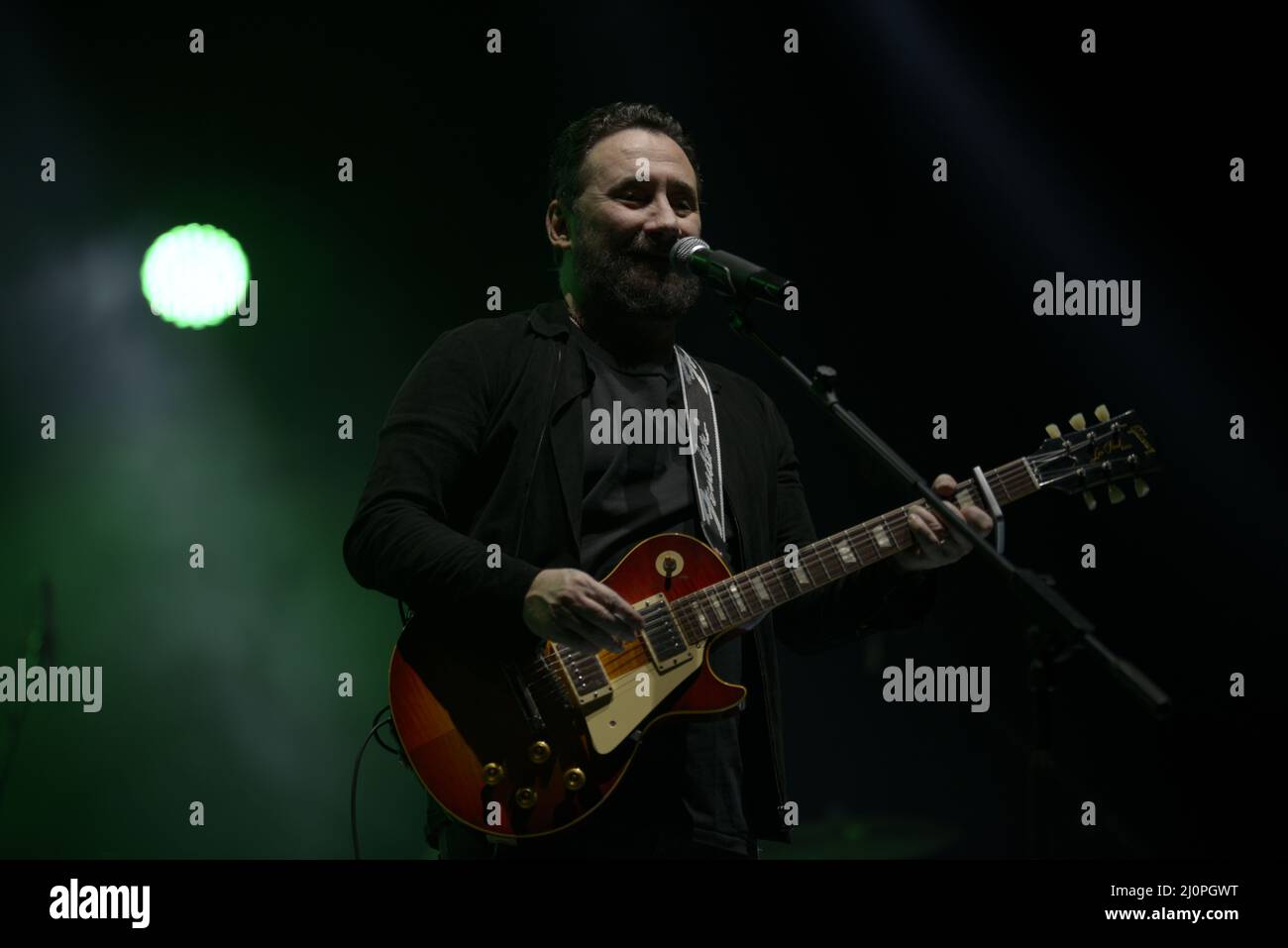 19. März 2022, Padua, Italien: Die Band Tiromancino von Federico Zampaglione kehrt an die wichtigsten italienischen Theater zurück, um dem Publikum eine einzigartige und aufregende Show zu bieten, die auf der langen Liste der Erfolge basiert, die die dreißigjährige Karriere des römischen Singer-Songwriters geprägt haben, zu der die neuesten unveröffentlichten Songs auf dem neuen Album werden Hinzugefügt. (Bild: © Mariano Montella/Pacific Press via ZUMA Press Wire) Stockfoto