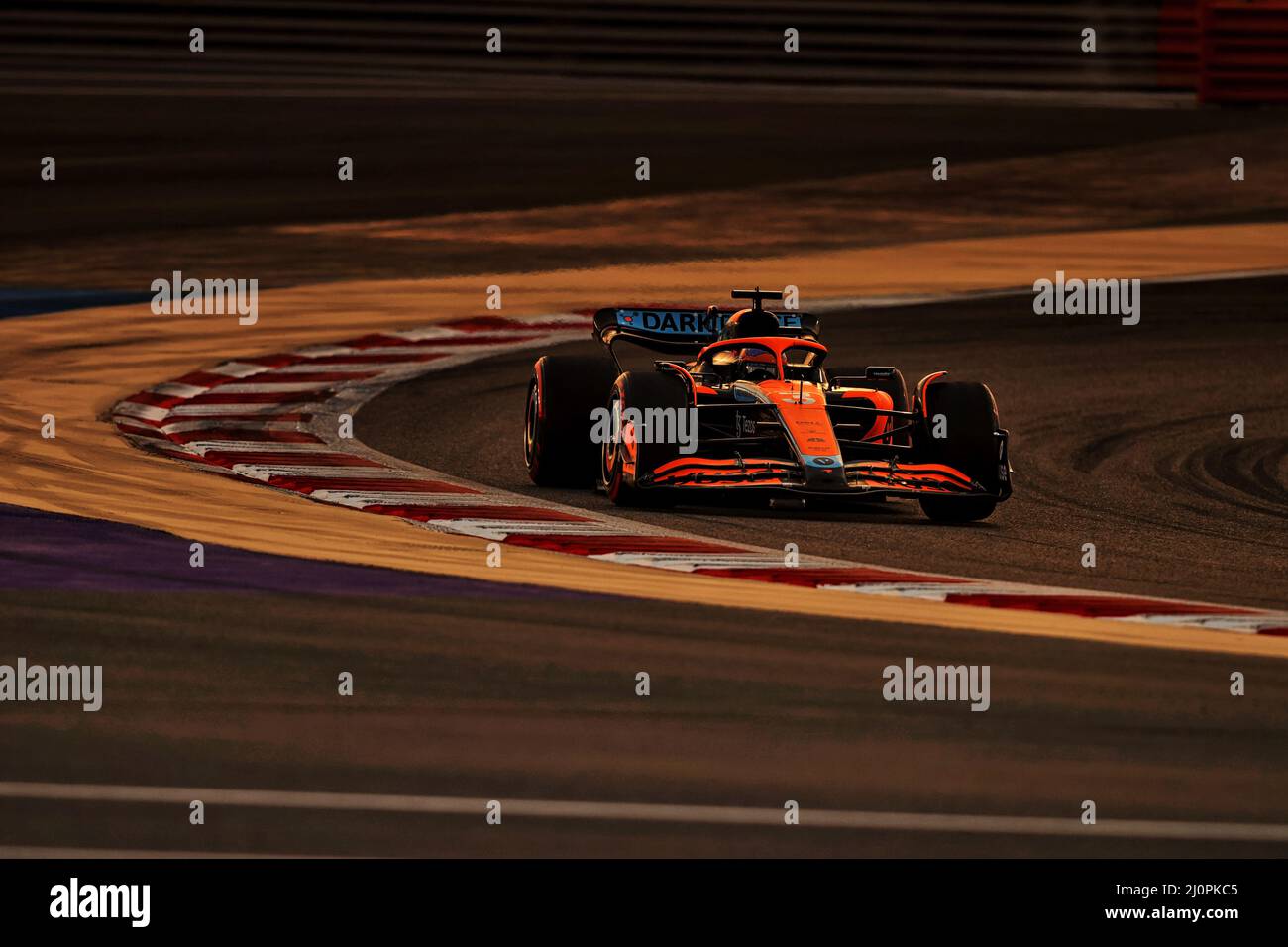 Sakhir, Bahrain. 20. März 2022. Daniel Ricciardo (AUS) McLaren MCL36. Großer Preis von Bahrain, Sonntag, 20.. März 2022. Sakhir, Bahrain. Quelle: James Moy/Alamy Live News Stockfoto