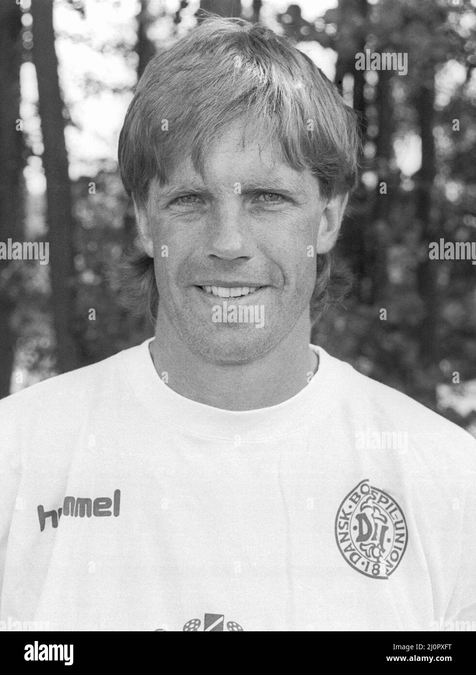 KENT NIELSEN Football AGF und in Dänemark Nationalmannschaft zur Europameisterschaft in Schweden 1992 Stockfoto