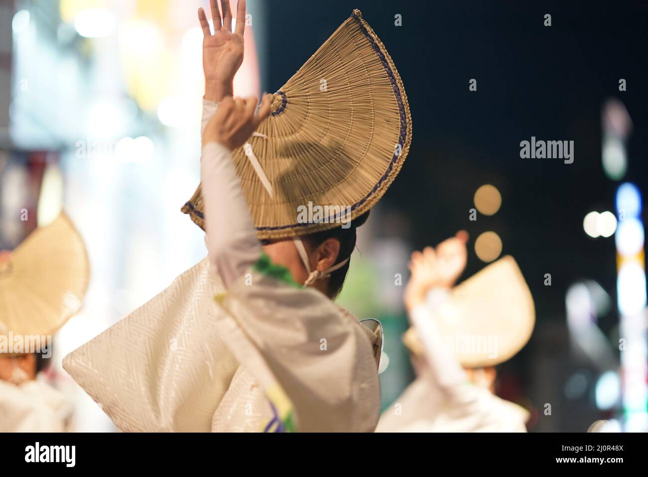 Bild des Koenji Awa Tanzes Stockfoto