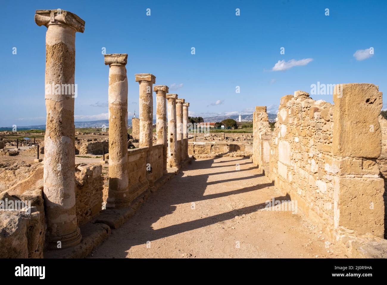 Archäologischer Park von Paphos, Kato paphos, Zypern. Stockfoto