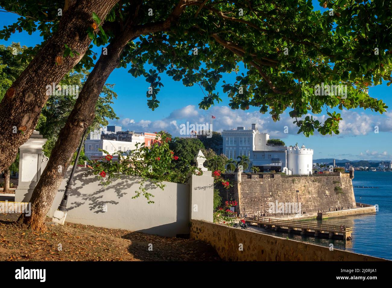 La Fortaleza, Heimat der Gouverneure von Puerto Rico, San Juan, Puerto Rico Stockfoto