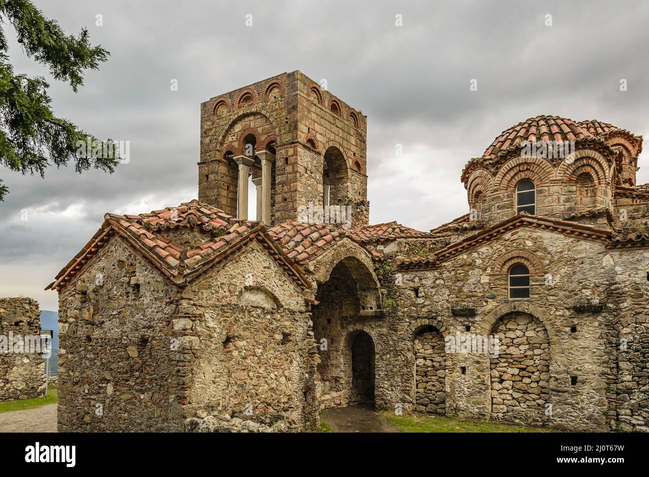 Hagia Sophia, Mystras, Griechenland Stockfoto