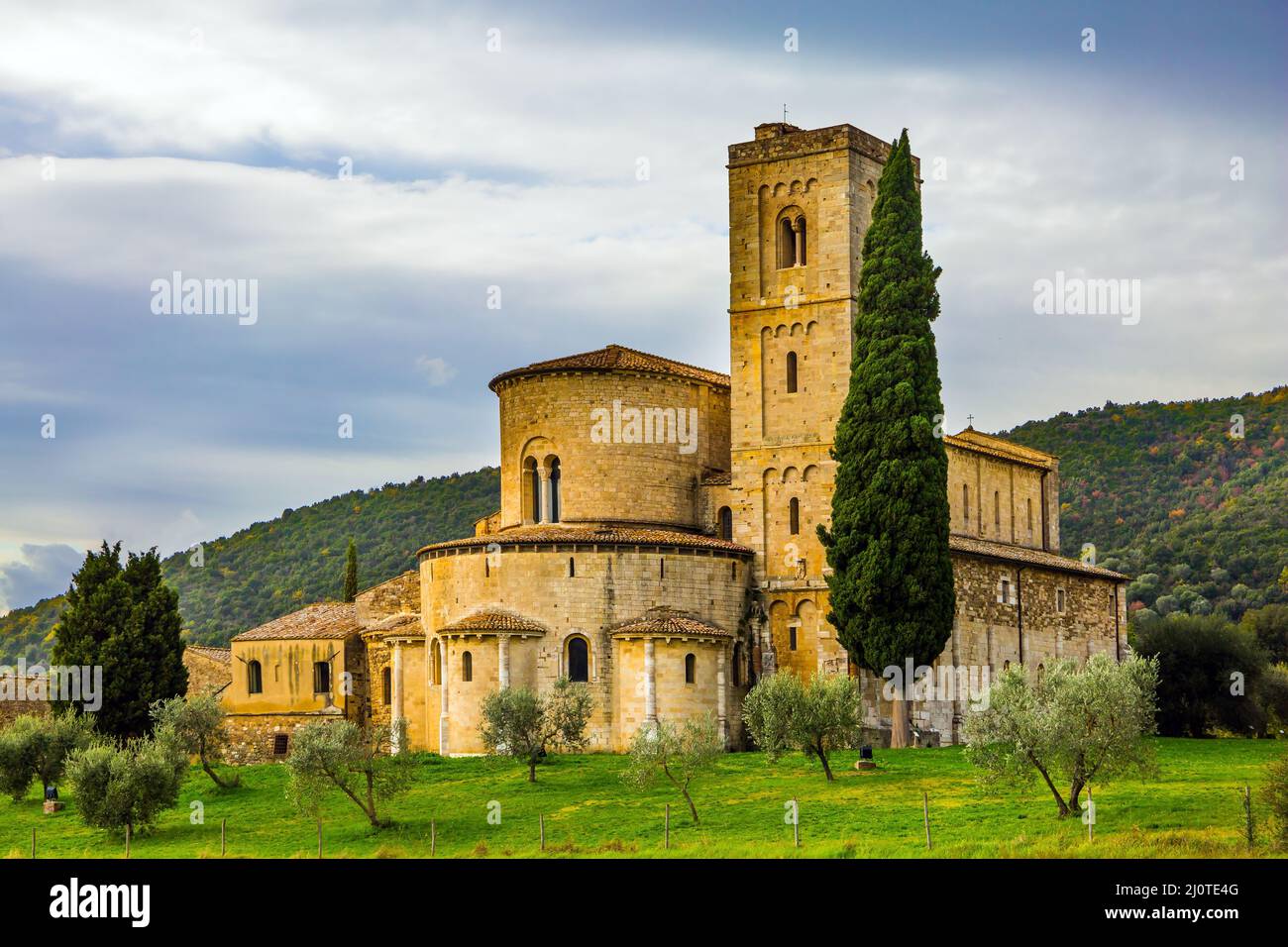 Das prächtige Kloster Stockfoto