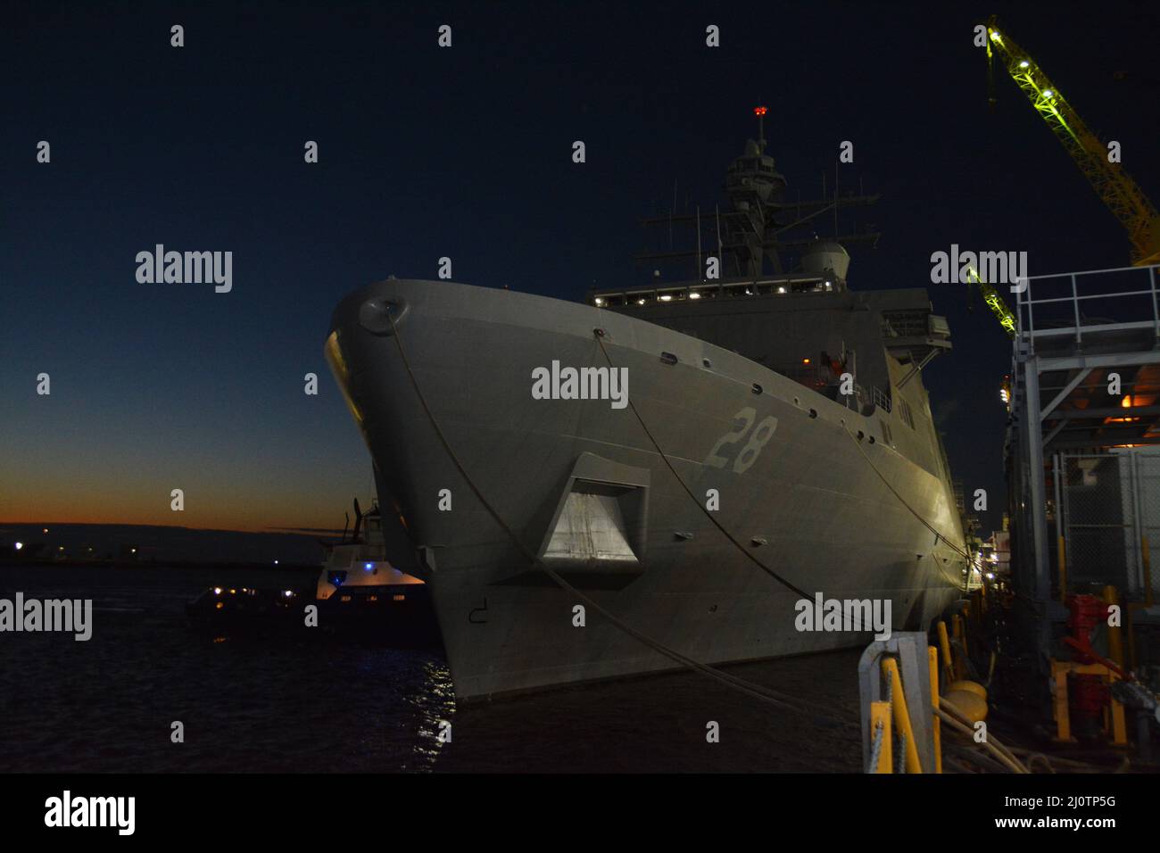 PASCAGOULA, Mississippi die zukünftige USS Fort Lauderdale (LPD 28