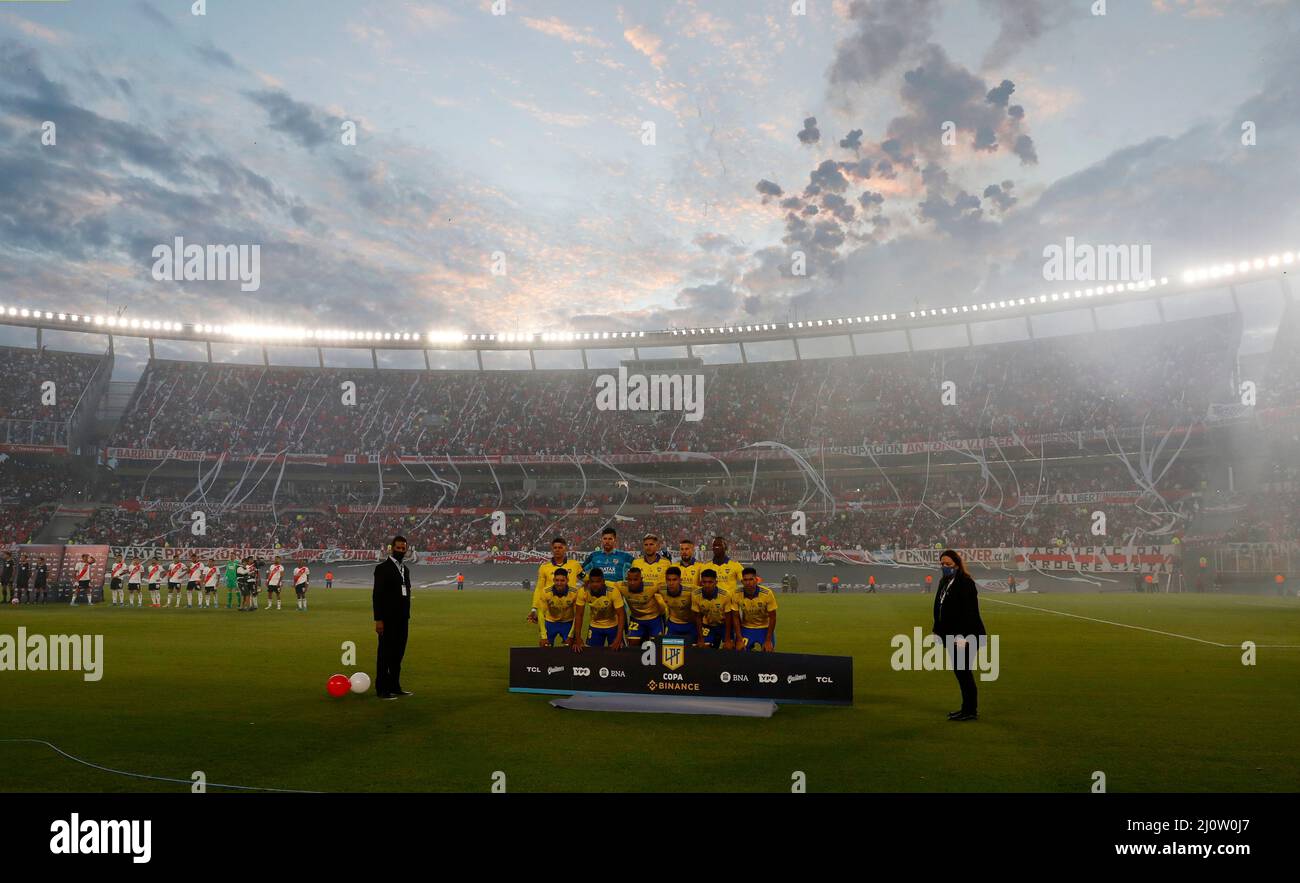 Fußball - Primera Division - River Plate gegen Boca Juniors - Estadio  Monumental Antonio Vespucio Liberti, Buenos Aires, Argentinien -