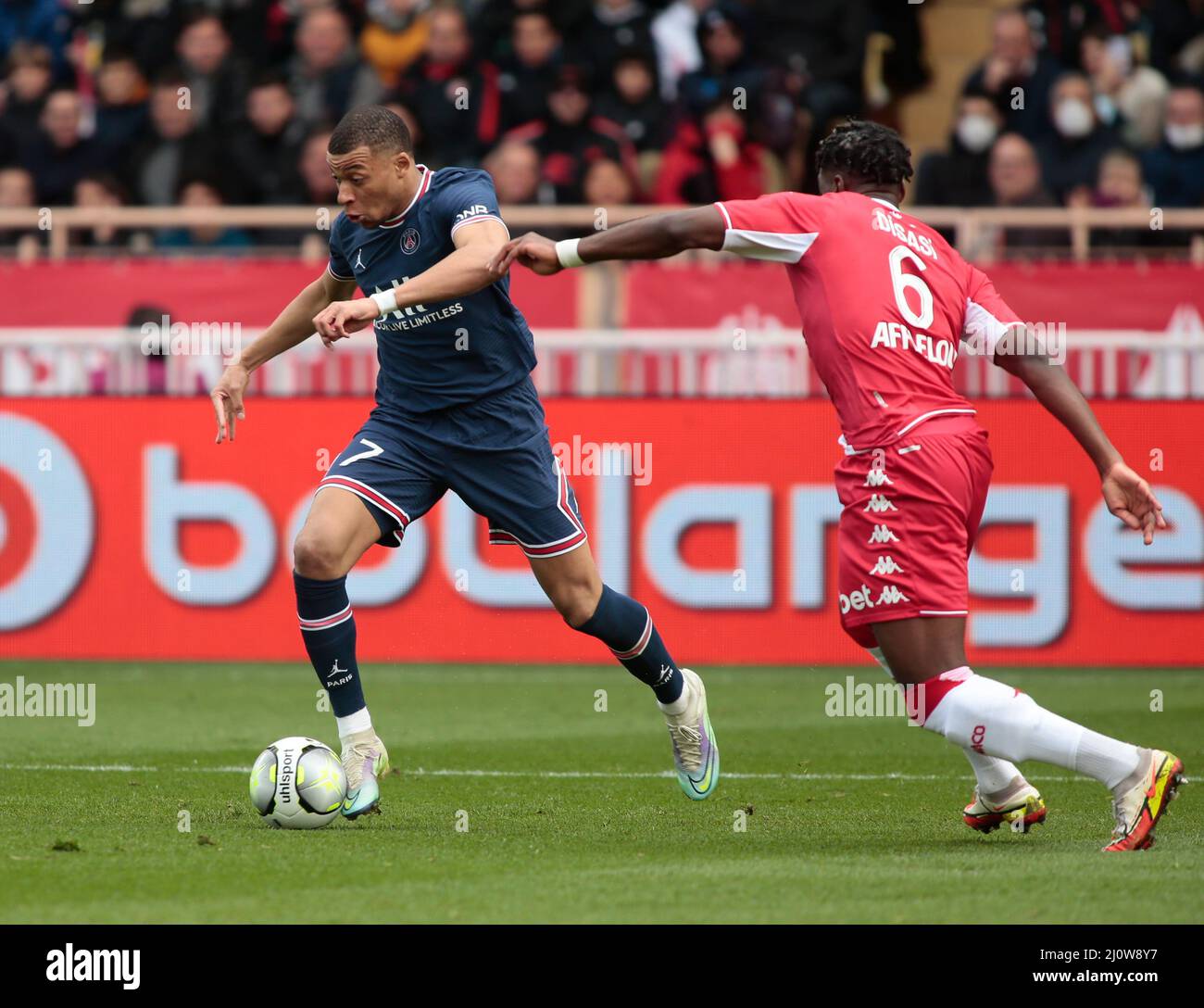 Ligue 1, PSG - Monaco Stockfoto