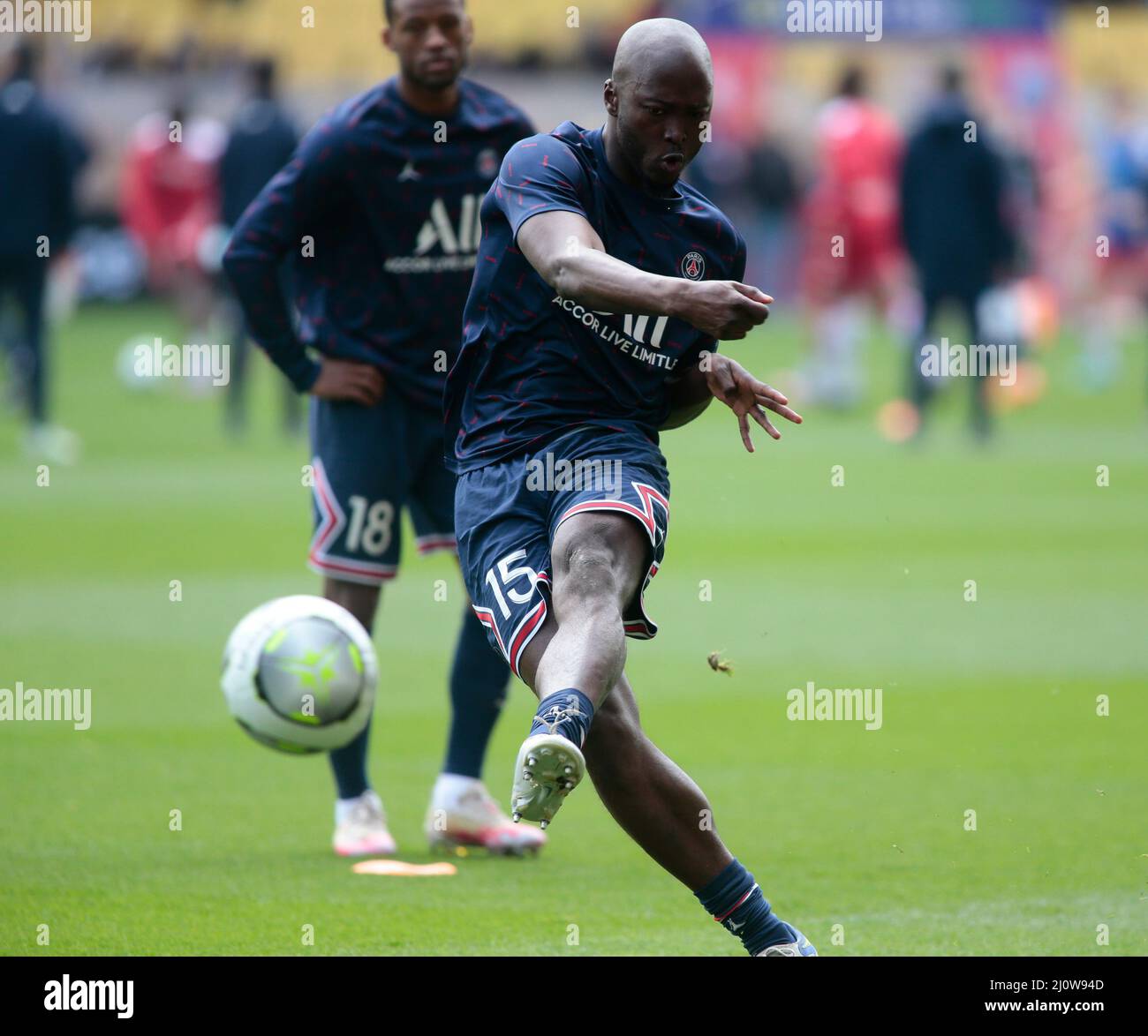 Ligue 1, PSG - Monaco Stockfoto