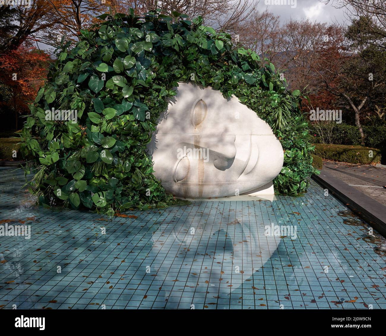 Skulptur La pleureuse im Freilichtmuseum Hakone. Hakone. Kanagawa. Japan Stockfoto