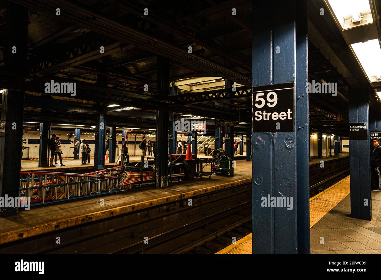 Bild der New Yorker U-Bahn Stockfoto