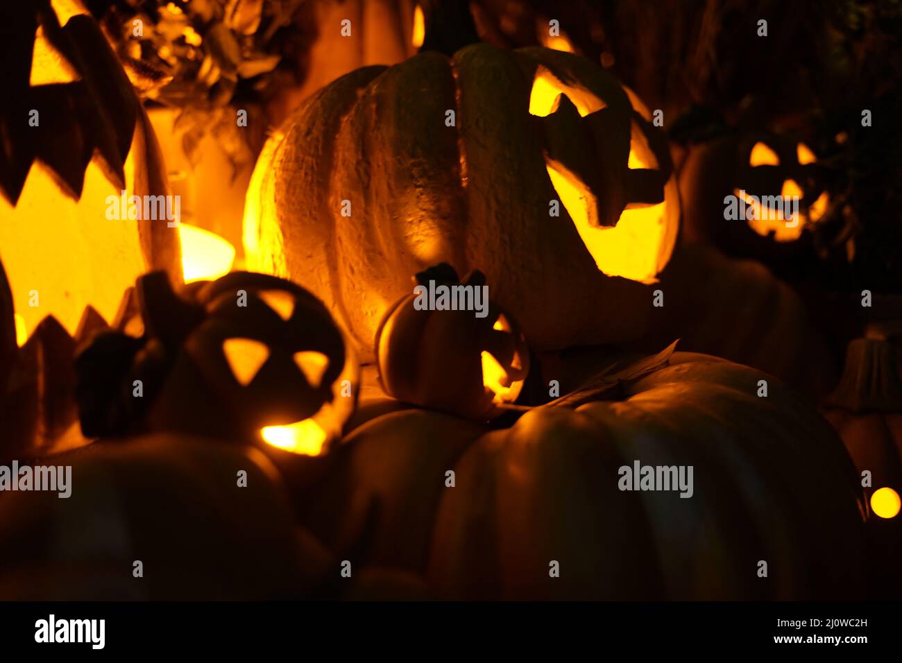 Bild von Halloween Jack Laterne Stockfoto