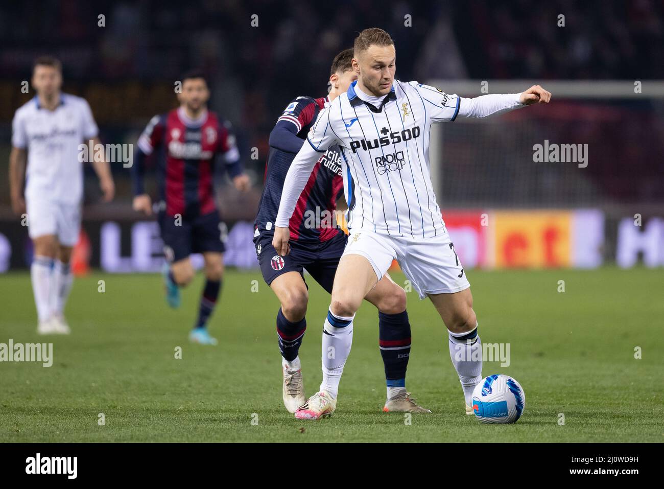 Bologna, Italien. 20. März 2022. Teun Koopmeiners von Atalanta BC in Aktion während der Serie A Spiel zwischen Bologna FC und Atalanta BC im Stadio Renato Dall'Ara am 20. März 2022. Quelle: Ciancaphoto Studio/Alamy Live News Stockfoto