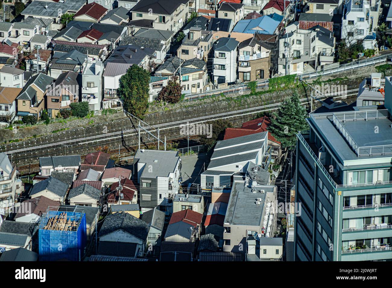 Skyline von Tokio vom Observatorium Sunshine aus gesehen 60 Stockfoto