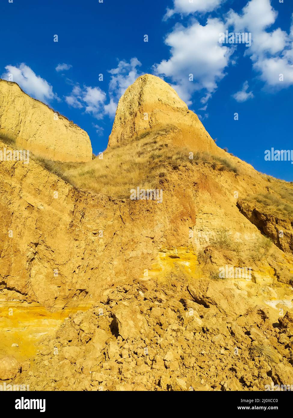 Große Höhlenschlucht in der Region Cherson Stockfoto