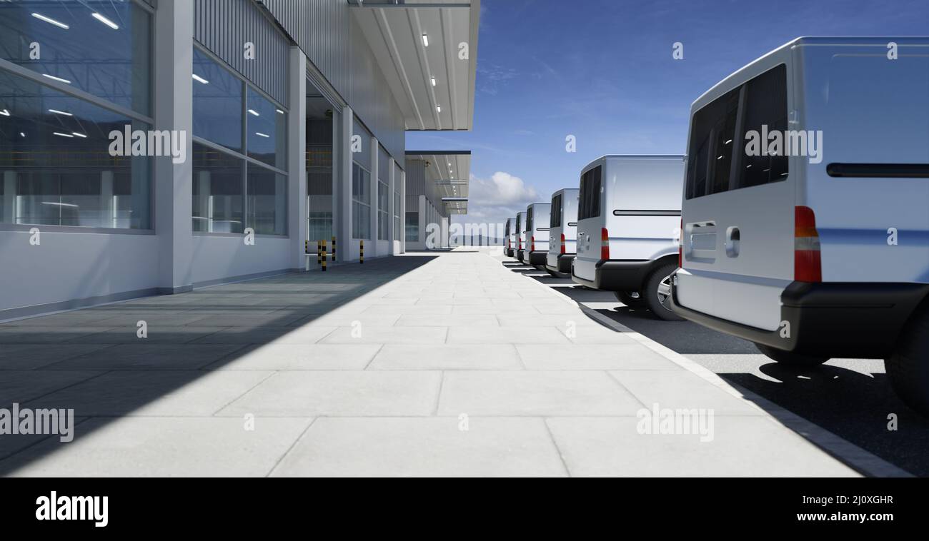 Express-Lieferung und Versand Service-Konzept Stockfoto