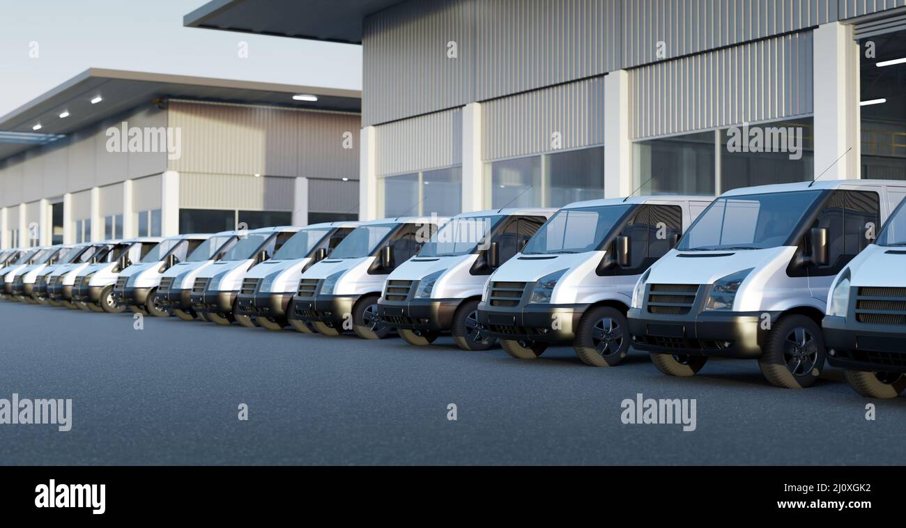 Express-Lieferung und Versand Service-Konzept Stockfoto