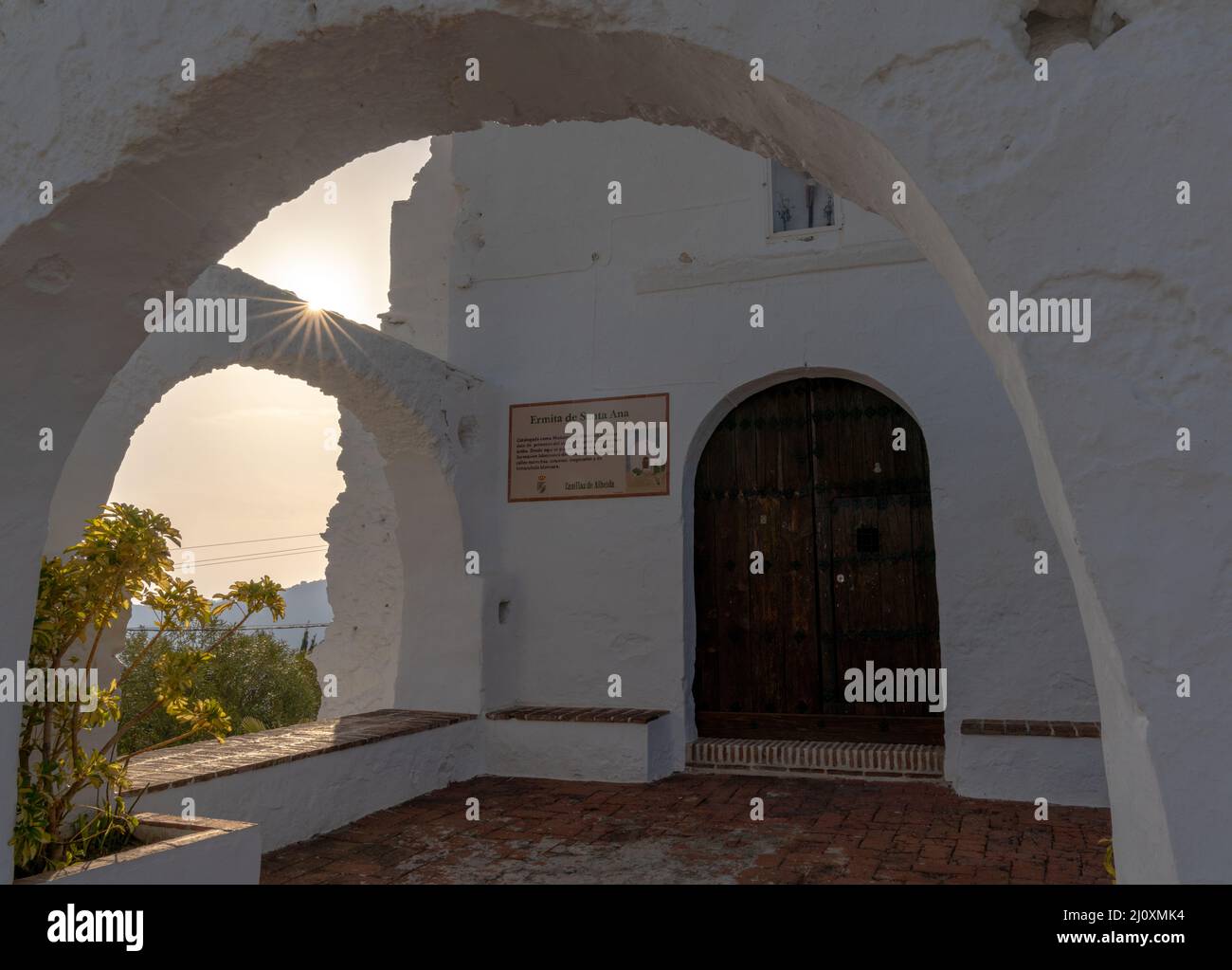 Die historische Santa Ana-Kapelle aus dem 16. Jahrhundert Stockfoto