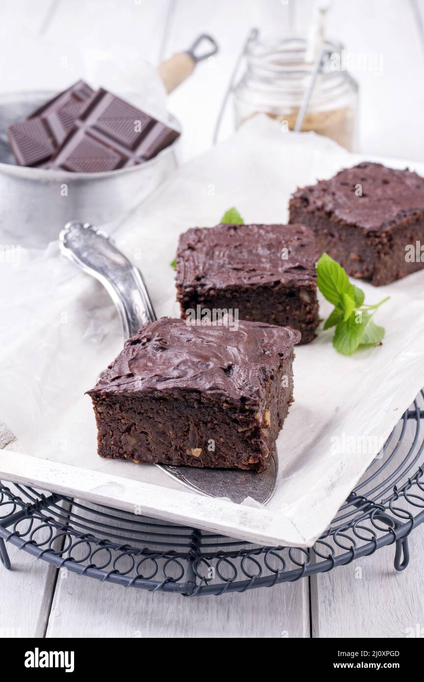 Brownies Stockfoto