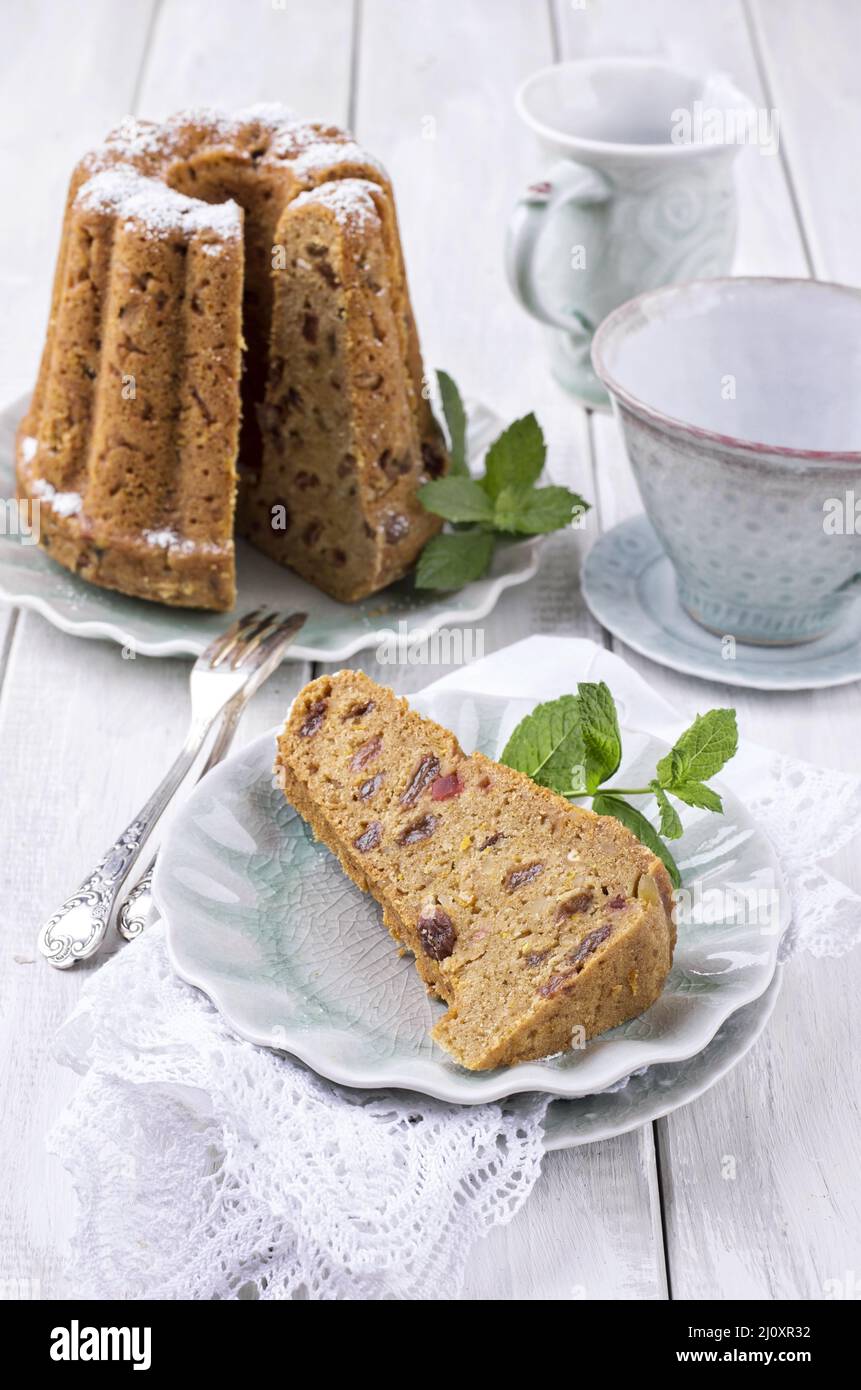 Plumpudding Cake Stockfoto