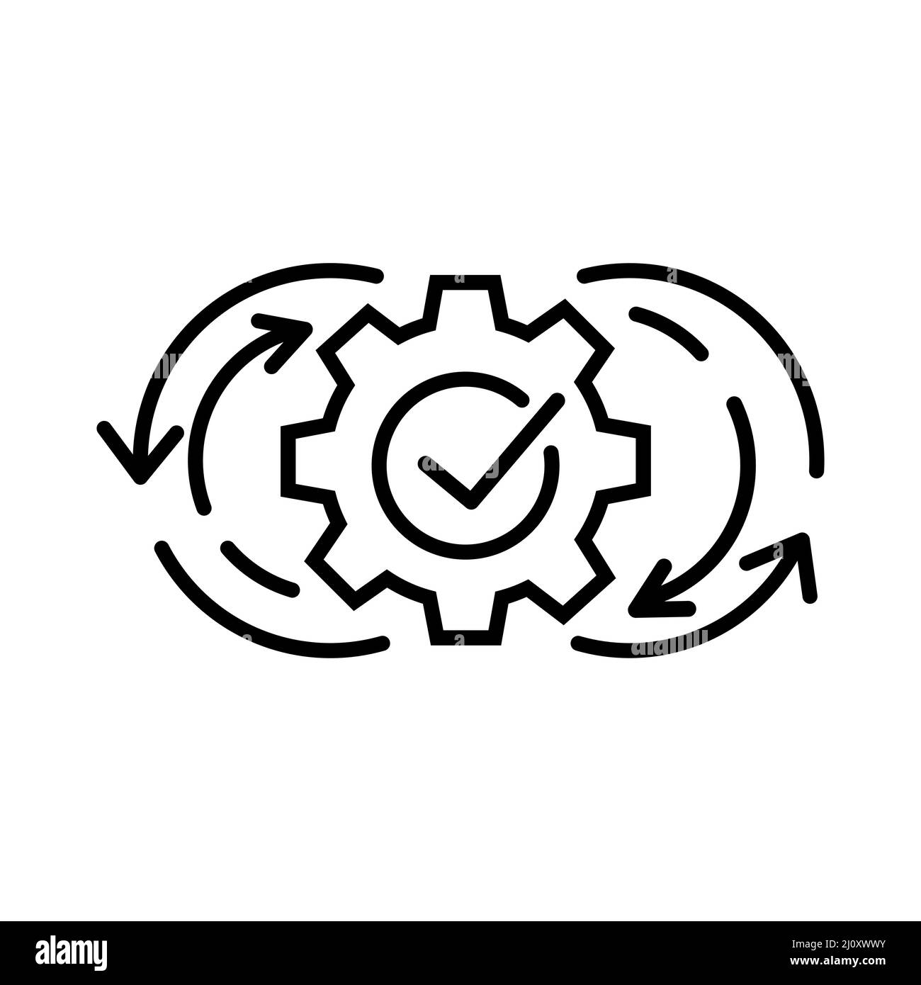 Abstraktes Vektor-Symbol auf der weißen, Illustration isoliert für Grafik-und Web-Design. Einfaches, flaches Symbol. Stock Vektor