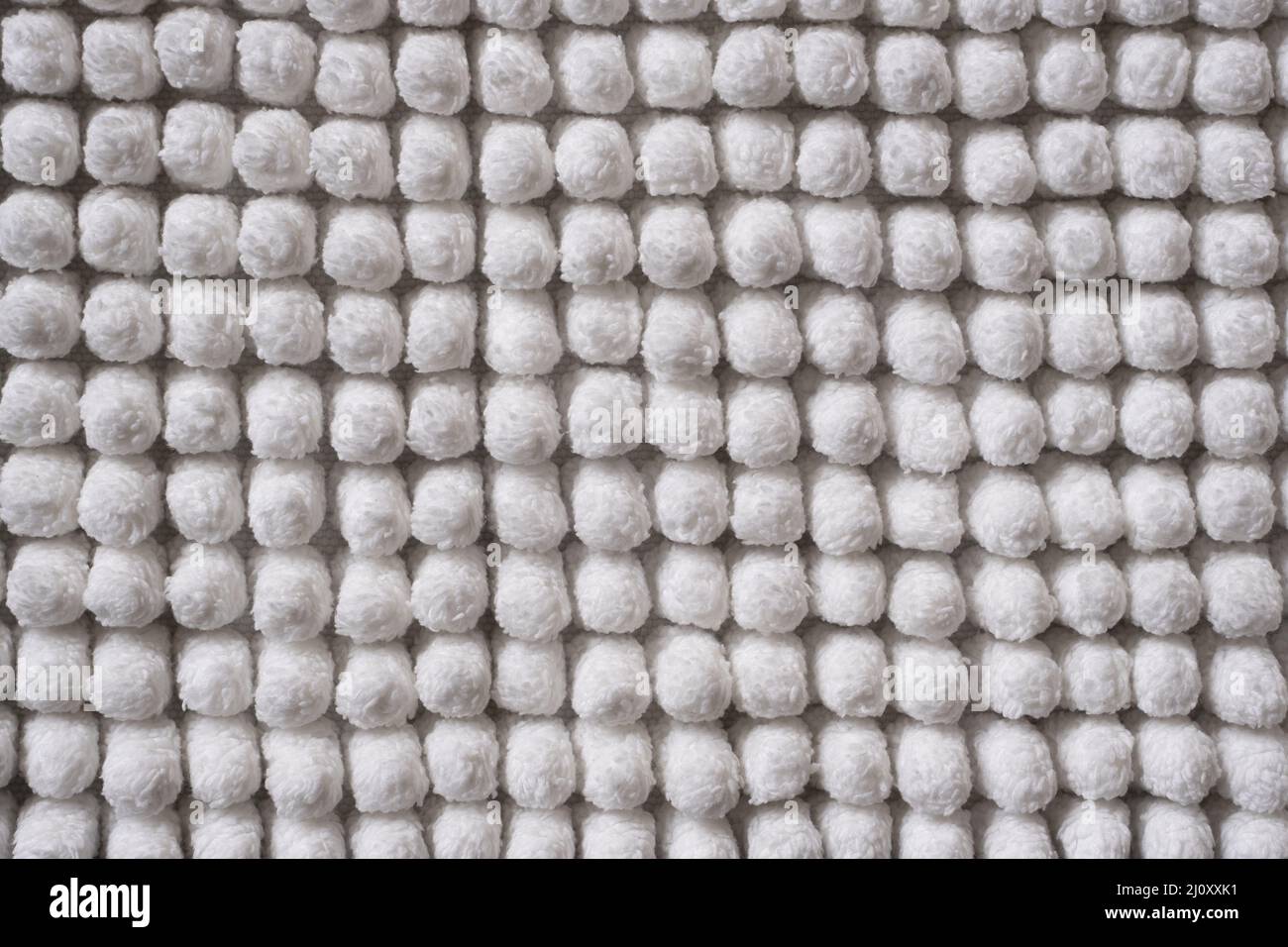 Oberfläche mit weißem Tuch Stockfoto