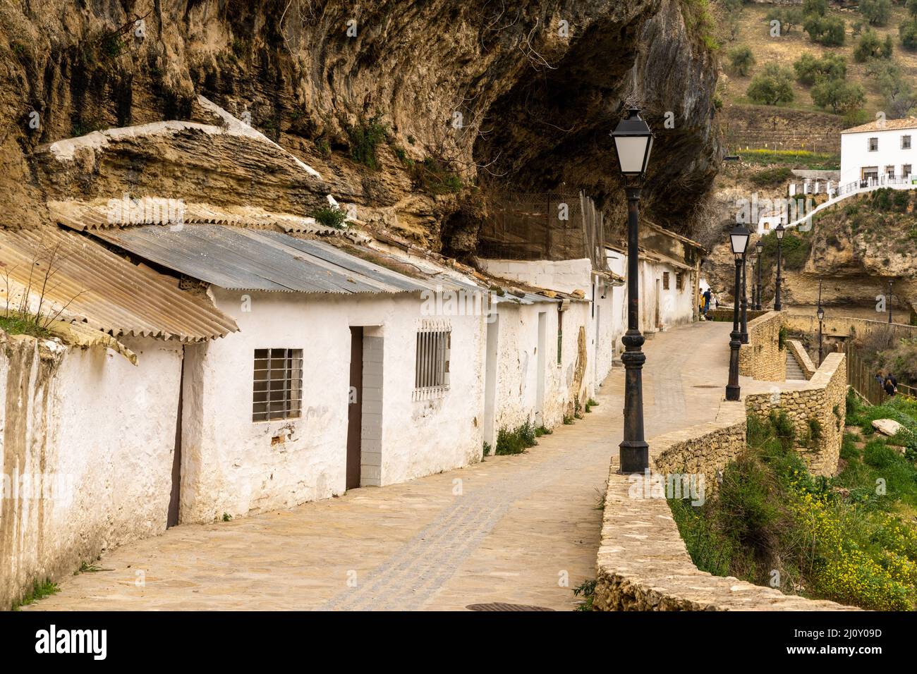 Setenil de Las Bodegas Stockfoto