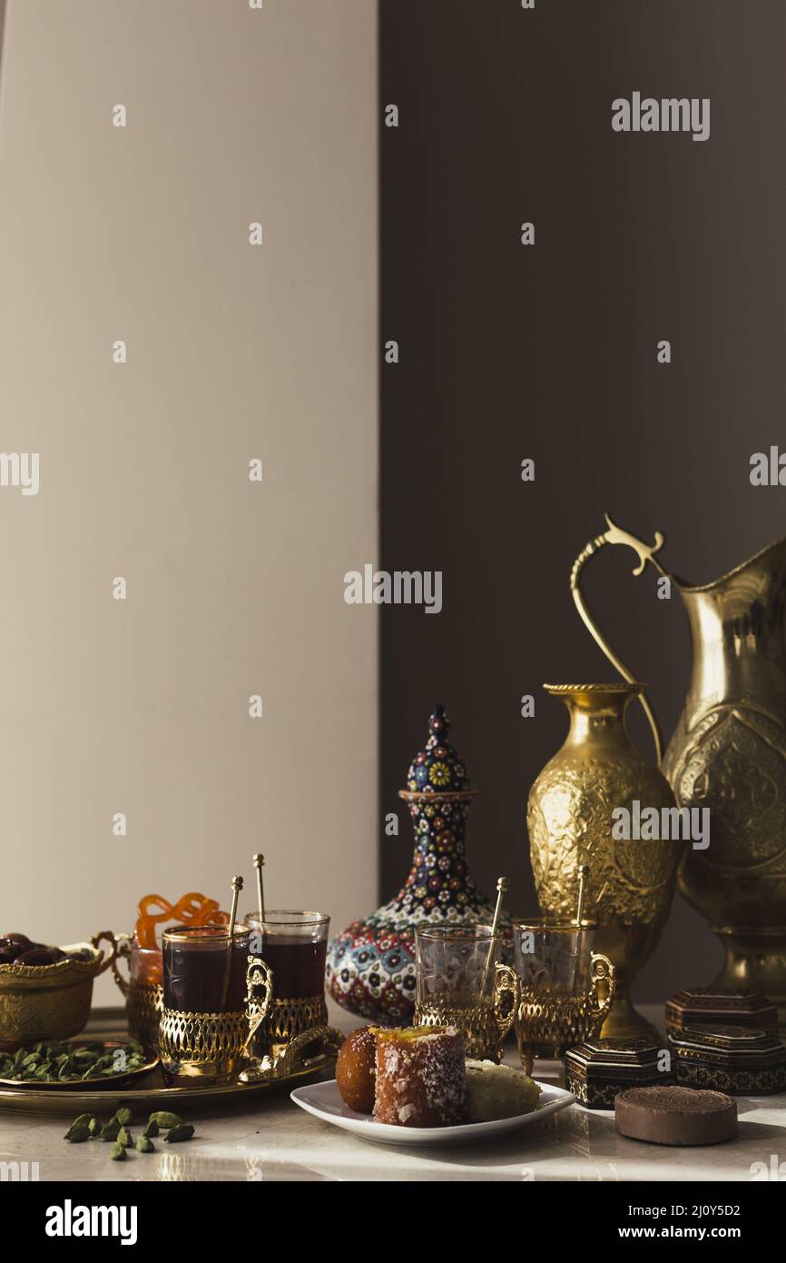 Dekoratives ramadan-Konzept. Hochwertige Fotos Stockfoto