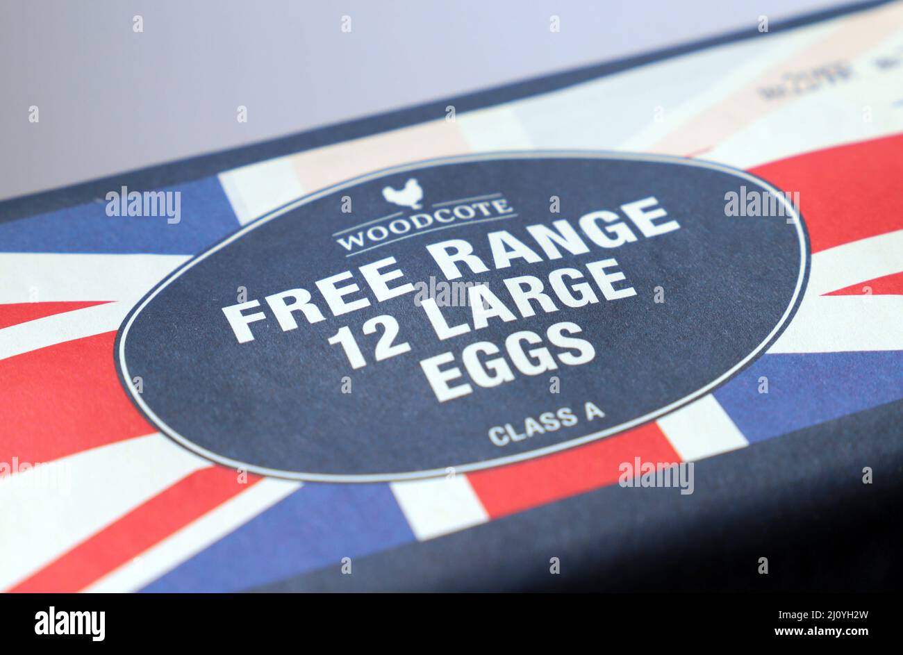 Freilandeier in UJ aufgrund einer Vogelgrippeepidemie nicht mehr erhältlich; 21. März 2022 Stockfoto