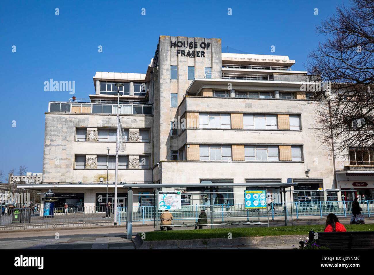 House of Fraser Store in Plymouth, Devon, Großbritannien Stockfoto